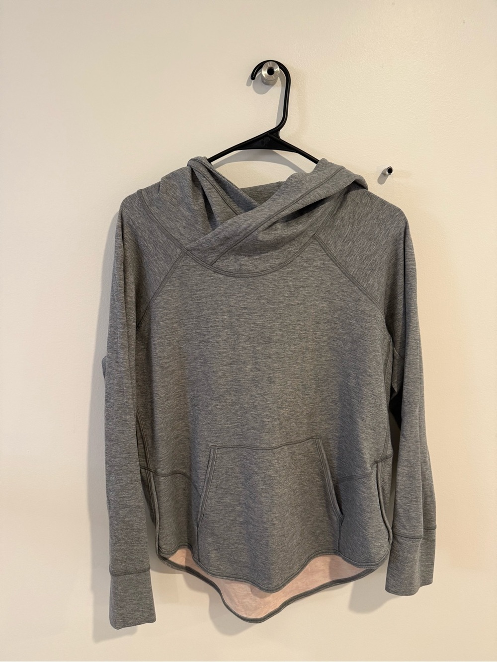 lululemon athletica Light Gray Hooded Pullover